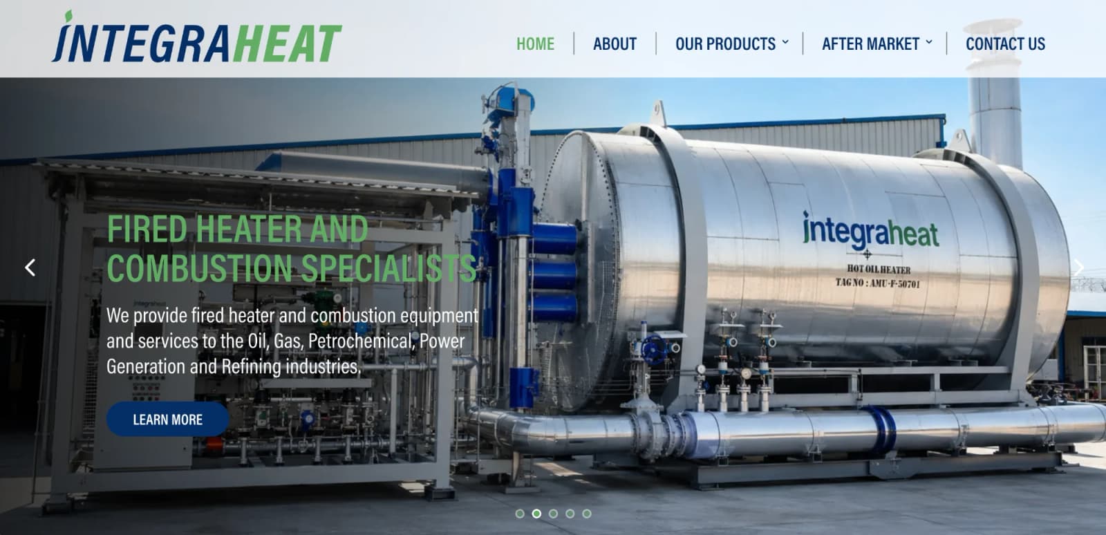 Integraheat website